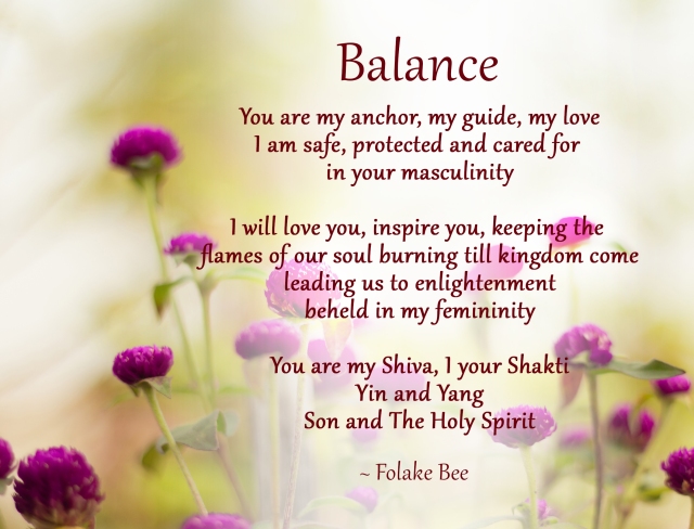 Balance: Shiva Shakti, Yin Yang